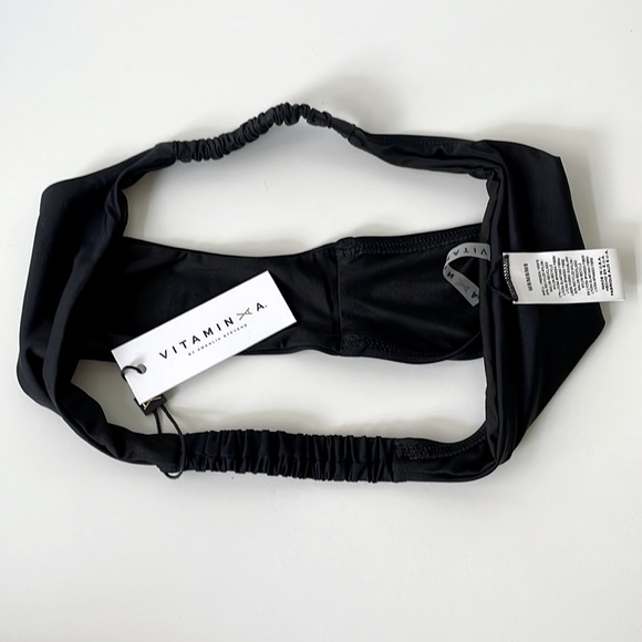 NWT Vitamin A ZURI black swim bottom classic fit scrunch lift sides new w tag 8 - Picture 5 of 11